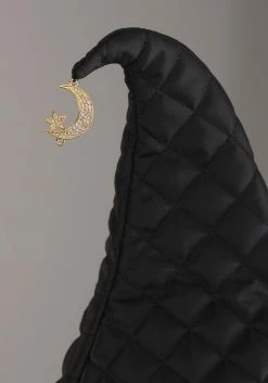 Elope Quilted Witch Costume Hat Accessory -Cheap Halloween Store quilted witch hat alt 3