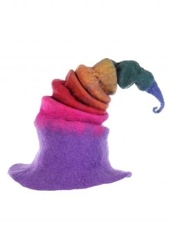 Elope Adult Rainbow Borealis Heartfelted Witch Costume Hat 14 Elope Adult Rainbow Borealis Heartfelted Witch Costume Hat -Cheap Halloween Store rainbow borealis heartfelted witch hat alt 5