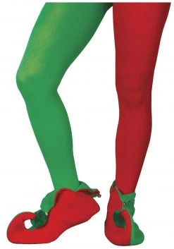 Fun World Red And Green Elf Tights