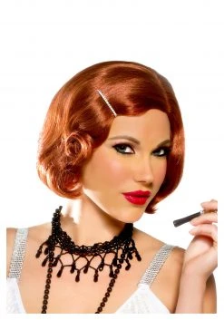 Goddessey Red Curls Cutie With Pin Wig