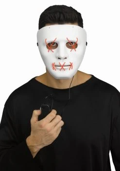 Fun World Red Light Up Stitch Mask