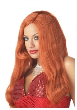 California Costume Collection Red Movie Star Wig
