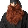 California Costume Collection Men's Red Pirate Beard