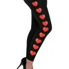 Amscan Red Heart Leggings