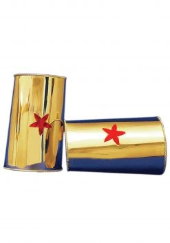 Elope Red Star Gold Cuffs