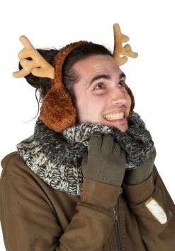 Big Mouth Inc Reindeer Ear Muffs For Adults