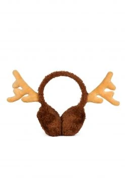 Big Mouth Inc Reindeer Ear Muffs For Adults -Cheap Halloween Store reindeer ear muffs alt 2
