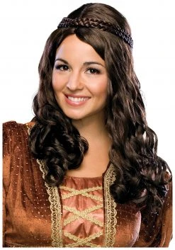 Rubies Costume Co. Inc Renaissance Girl Brown Wig