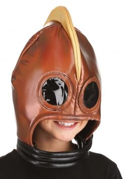 Elope Retro Robot Brown Helmet -Cheap Halloween Store retro robot helmet 2
