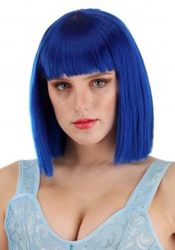 Partytime Wig Royal Blue Bob Wig Accessory