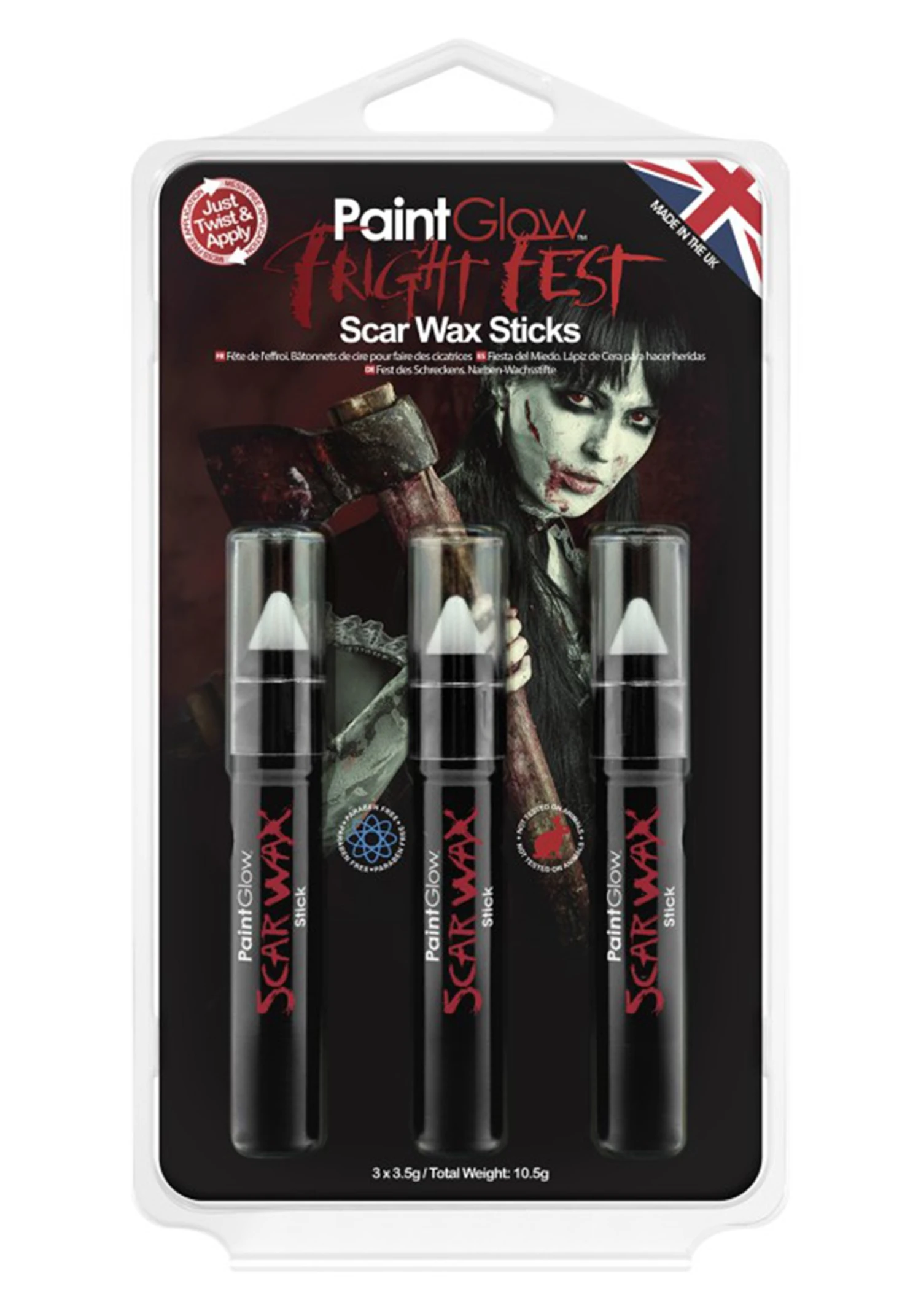 PaintGlow Scar Wax Sticks Set 1 PaintGlow Scar Wax Sticks Set