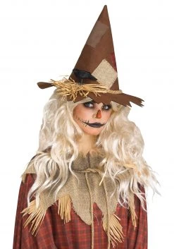 Fun World Scary Scarecrow Hat For Adults