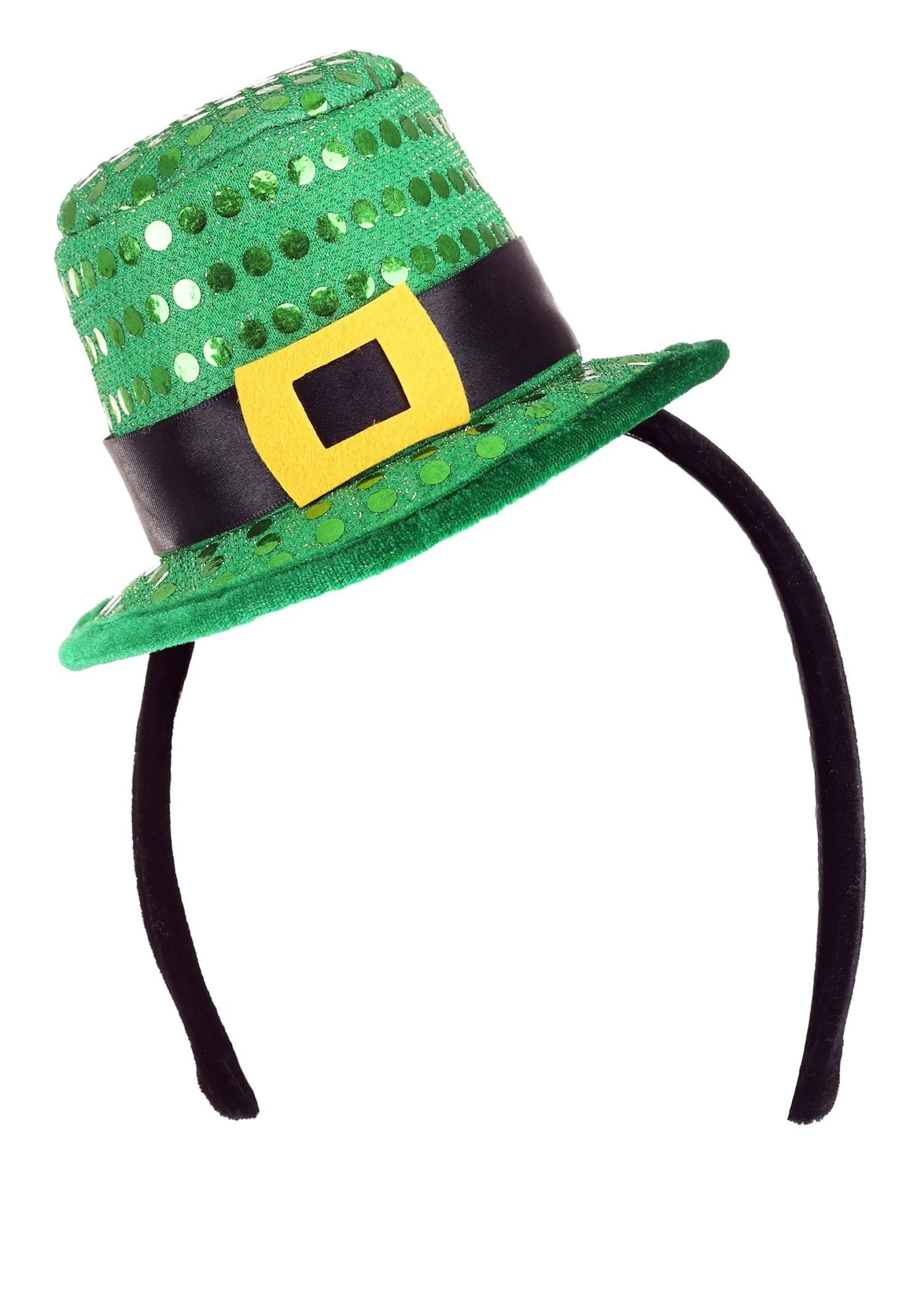 Elope Sequin Mini Leprechaun Hat Headband 4 Elope Sequin Mini Leprechaun Hat Headband - Image 4