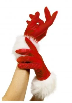 Smiffys Sexy Santa Gloves