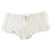 Leg Avenue Sexy White Ruffle Tanga Panties