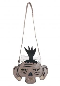 Fushengyuan Industry CO., Shrunken Head Costume Purse -Cheap Halloween Store shrunken head purse alt 2