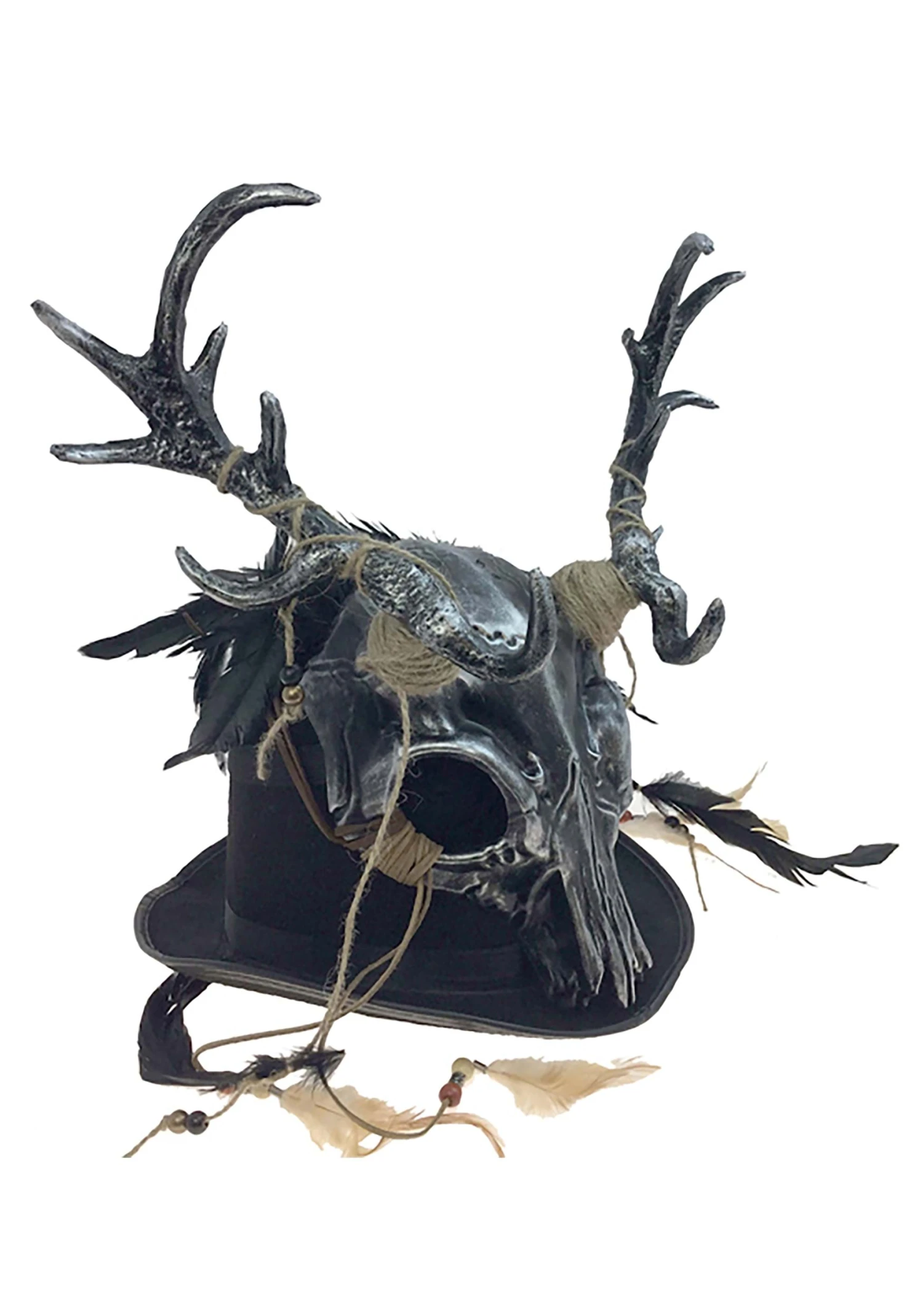 KBW Silver Antler Voodoo Hat For Adults 1 KBW Silver Antler Voodoo Hat For Adults