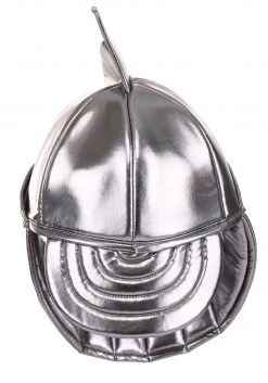 Elope Silver Knight Soft Costume Helmet Accessory -Cheap Halloween Store silver knight plush helmet alt 4