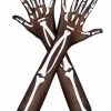 Music Legs Skeleton Fishnet Glove Accessory