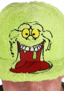 Elope Ghostbusters Slimer Fuzzy Cap -Cheap Halloween Store slimer fuzzy cap alt 2