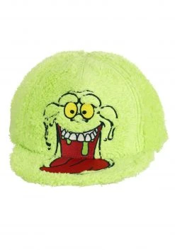 Elope Ghostbusters Slimer Fuzzy Cap -Cheap Halloween Store slimer fuzzy cap alt 3