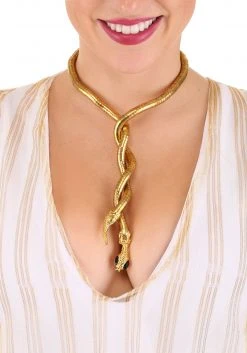 Funny Fashions Snake Necklace Costume Jewelry