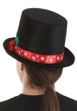 Elope Snowman Top Hat For Adults -Cheap Halloween Store snowman top hat alt 3