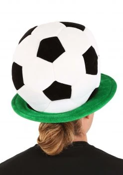 Elope Adjustable Soccer Ball Hat -Cheap Halloween Store soccer ball plush hat alt 1