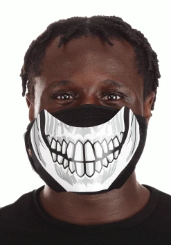 Morphsuits Sound Activated Light Up Skeleton Mask