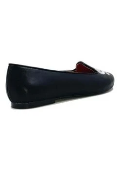 Strange Cvlt Women's Spooky Black Ballet Flats -Cheap Halloween Store spooky ballet flat alt 3