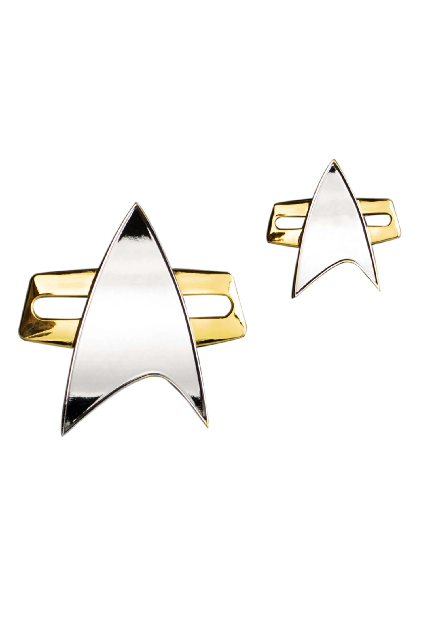 Quantam Mechanix Star Trek Voyager Magnetic Communicator Badge 1 Quantam Mechanix Star Trek Voyager Magnetic Communicator Badge