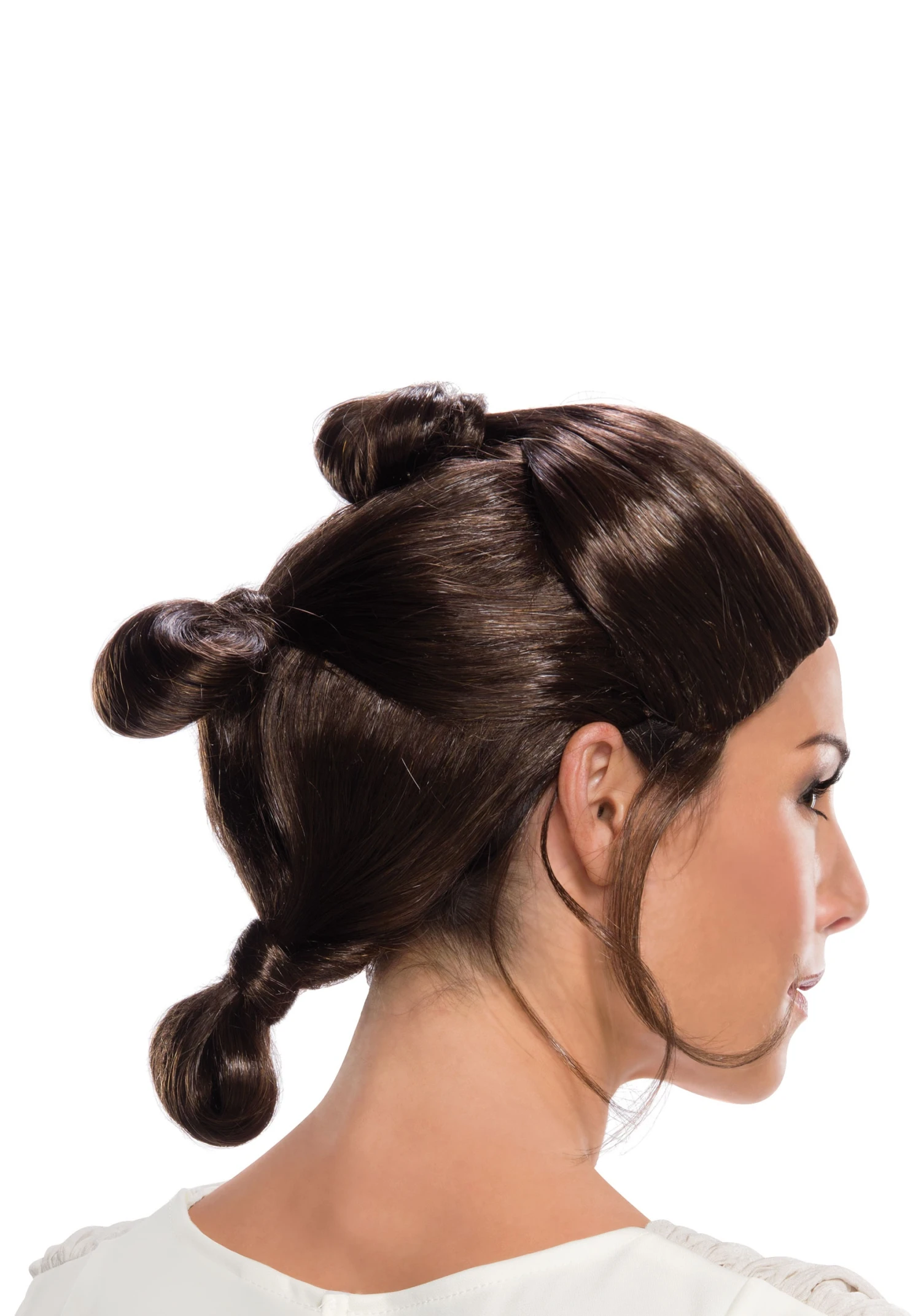 Rubies Costume Co. Inc Star Wars Rey Adult Wig 2 Rubies Costume Co. Inc Star Wars Rey Adult Wig - Image 2