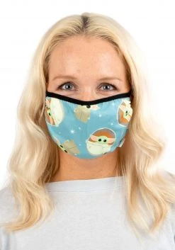 Bioworld Merchandising / Independent Sales Adult Adjustable The Child Star Wars Face Cover