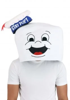 Elope Stay Puft Reversible Adult Hat Mask -Cheap Halloween Store stay puft reversible hat mask alt 3