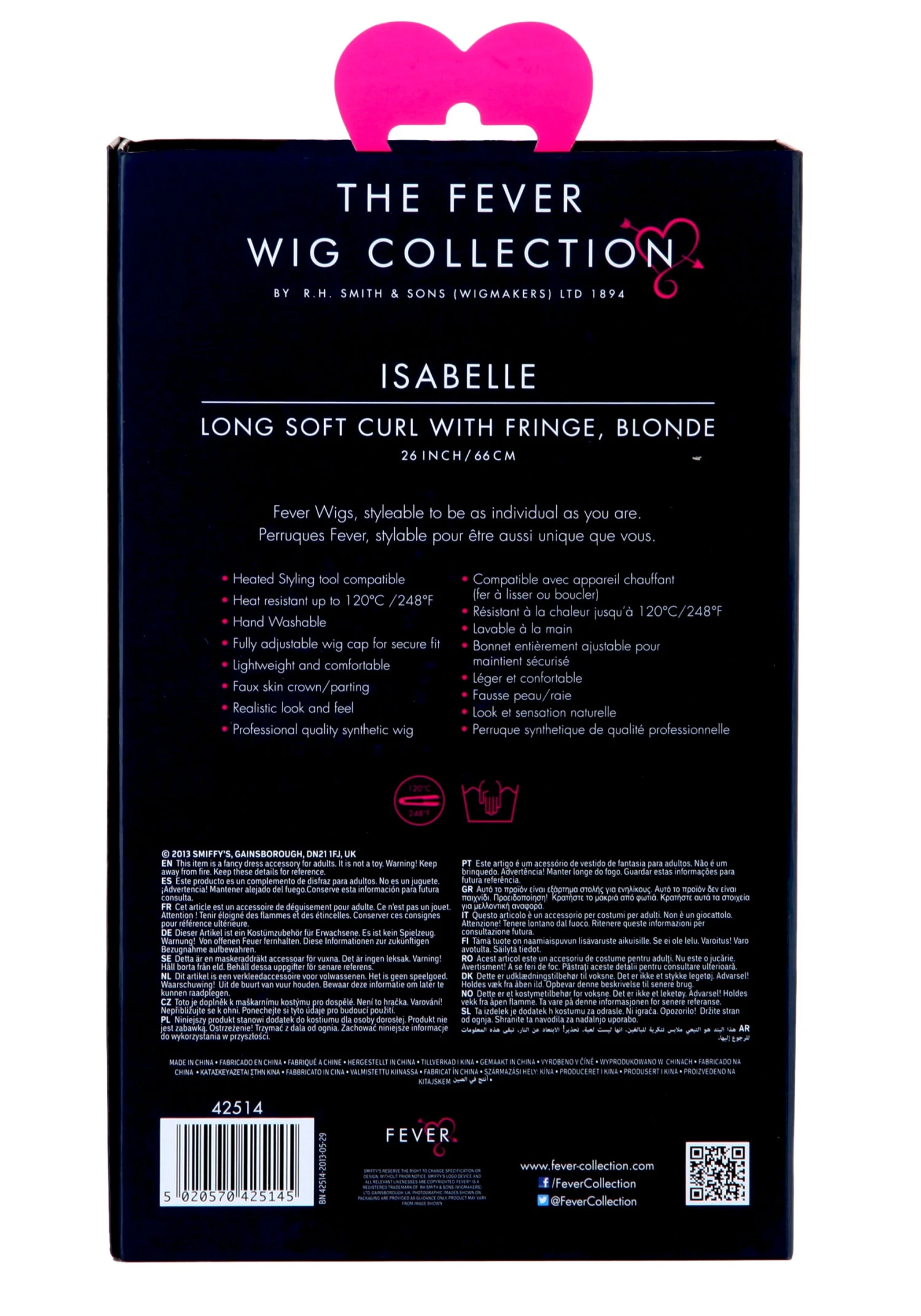 Smiffys Styleable Fever Isabelle Blonde Wig 3 Smiffys Styleable Fever Isabelle Blonde Wig - Image 3