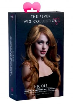 Smiffys Styleable Fever Nicole Auburn Wig -Cheap Halloween Store styleable fever nicole auburn wig front