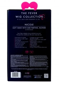 Smiffys Styleable Fever Nicole Blonde Wig 7 Smiffys Styleable Fever Nicole Blonde Wig -Cheap Halloween Store styleable fever nicole blonde wig back