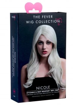 Smiffys Styleable Fever Nicole Blonde Wig 6 Smiffys Styleable Fever Nicole Blonde Wig -Cheap Halloween Store styleable fever nicole blonde wig front