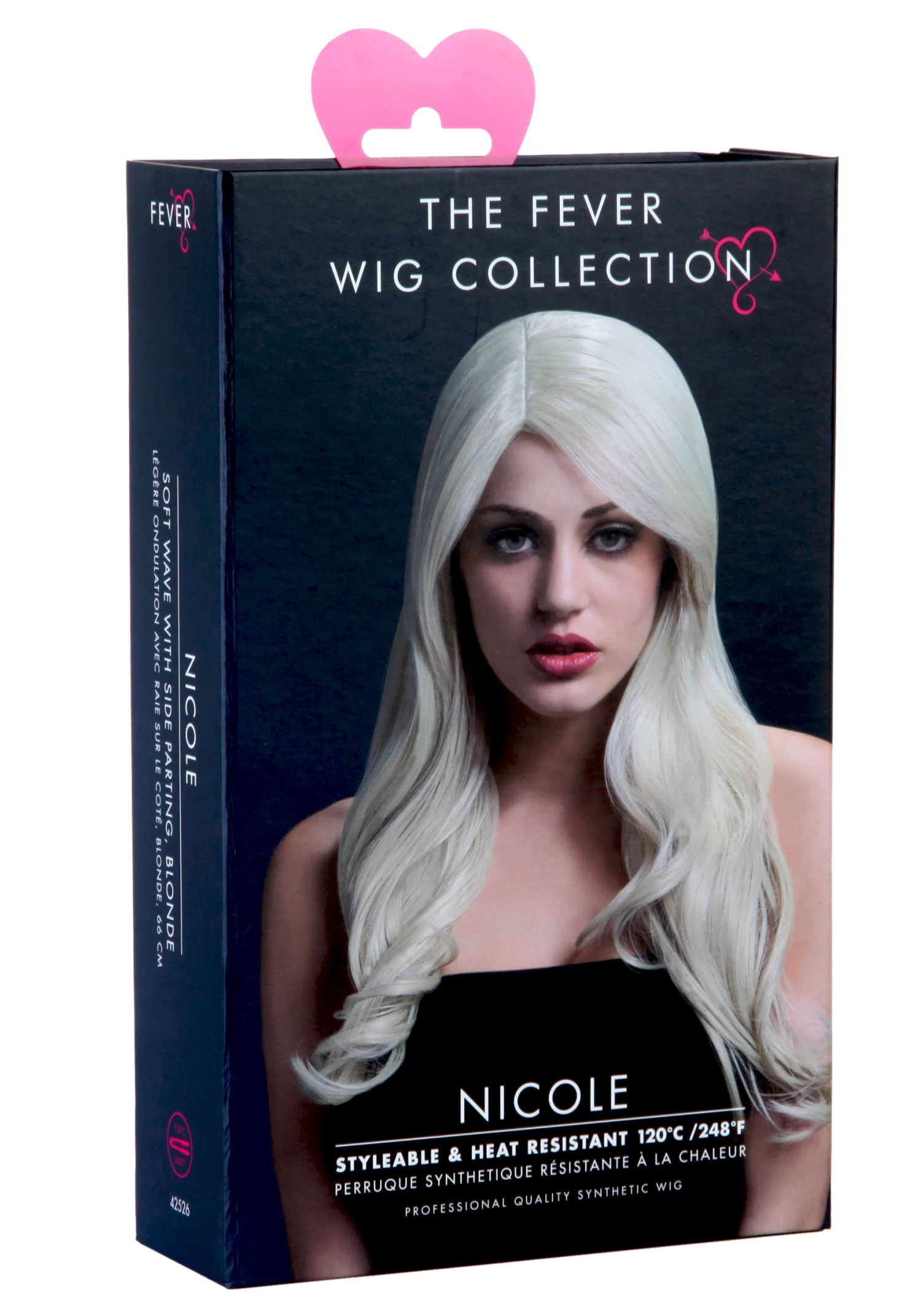 Smiffys Styleable Fever Nicole Blonde Wig 3 Smiffys Styleable Fever Nicole Blonde Wig - Image 3