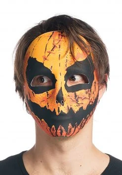 H.M. Smallwares Sublimated Scary Pumpkin Mask