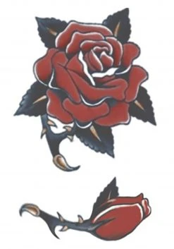 Tinsley Transfers FX Temporary Rose Tattoo