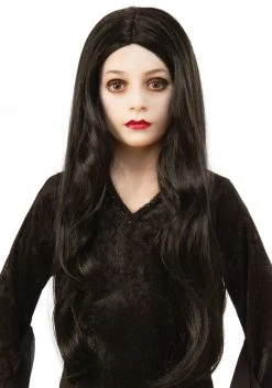 Rubies Costume Co. Inc The Addams Family Child's Morticia Wig Accessory