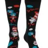 Elope The Cat In The Hat Pattern Socks Adult's