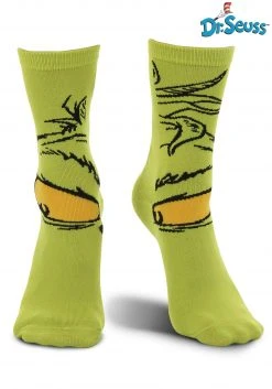 Elope The Grinch Costume Crew Socks