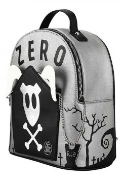 Bioworld Merchandising / Independent Sales Nightmare Before Christmas Zero Mini Backpack With Attached Zip Pouch -Cheap Halloween Store the nightmare before christmas zero backpack w zi alt 2