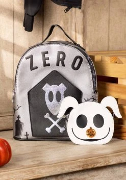 Bioworld Merchandising / Independent Sales Nightmare Before Christmas Zero Mini Backpack With Attached Zip Pouch -Cheap Halloween Store the nightmare before christmas zero backpack w zi alt 6