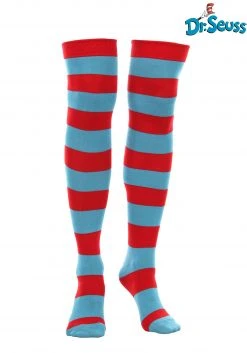 Elope Thing 1 & Thing 2 Striped Knee High Socks