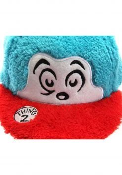 Elope Dr Seuss | Thing 2 Fuzzy Cap -Cheap Halloween Store thing 2 fuzzy cap alt 5