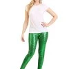 Tipsy Elves Green Sequin Women's Leggings