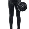 Women's Tipsy Elves Black Sequin Leggings